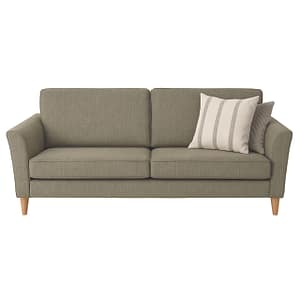 Grön 2,5 sits soffa, svensktillverkad från Möbelform