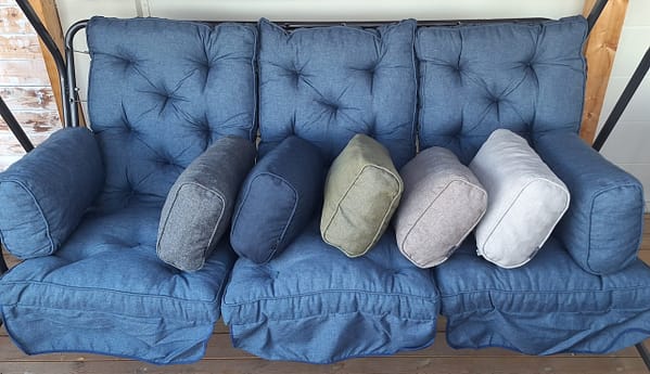 Hammockset med 3 dynor och sidokuddar – olefintyg – Okategoriserad | Möbelrondellen Mora